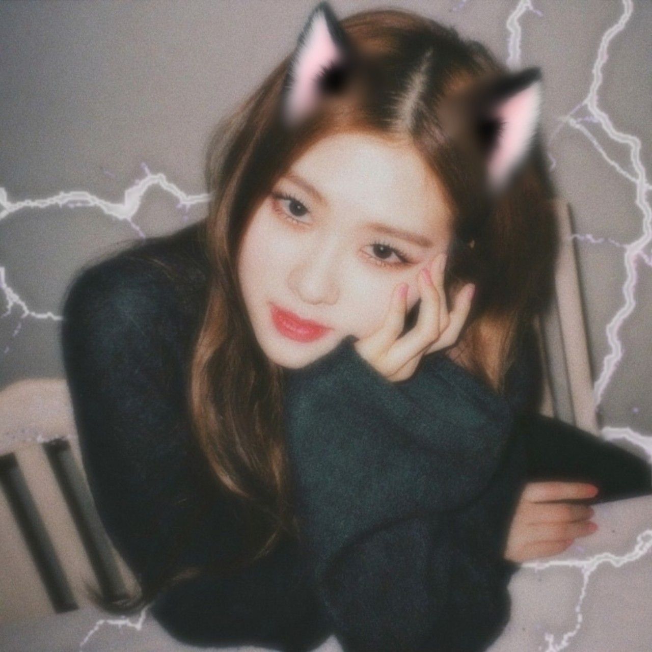 Rose Catgirl Cat Girl Rose Icon Blackpink Rose
