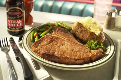 T Bone Steak Dinner From Norms Restaurants Has The Best T Bone Steak Dinner From Norms Restaurants Has The Best Steaks In Los