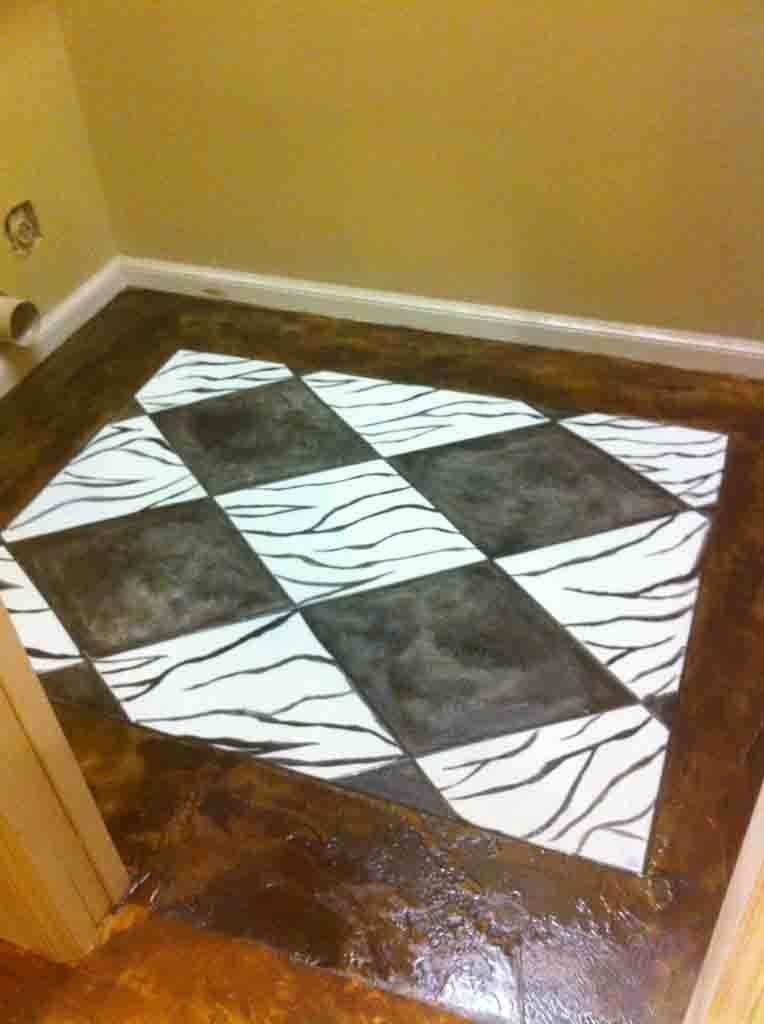 Coffee Brown Acid Stain Photo Gallery Directcolors Concrete Coffee Brown And Black Acid Stain With White Concrete Dye On Overlay