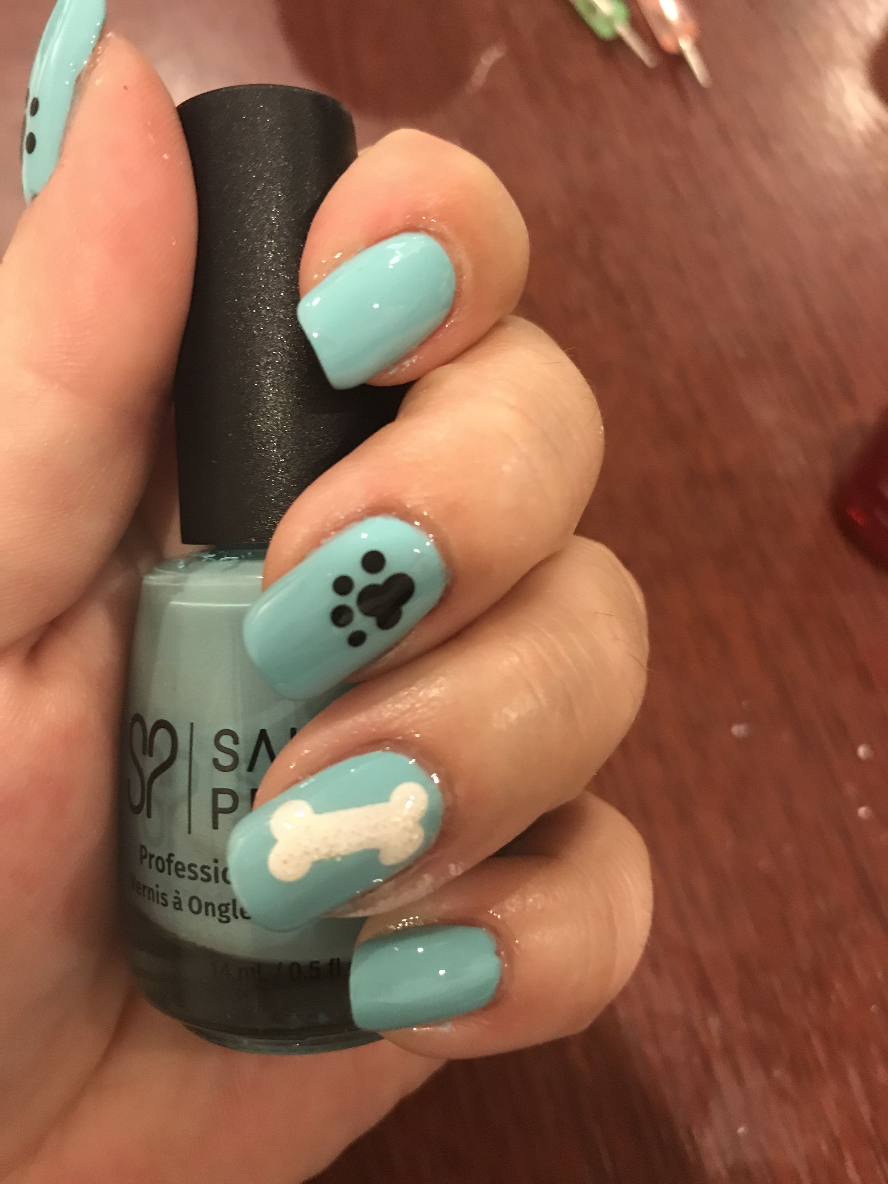 Paw Print Nail Art Paw Print Nails Nail Art Nails paw-print-nail-art-paw-print-nails-nail-art-nails