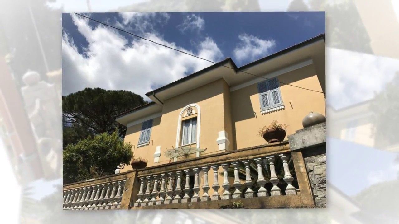 Villa al mare Liguria Rapallo con giardino e box