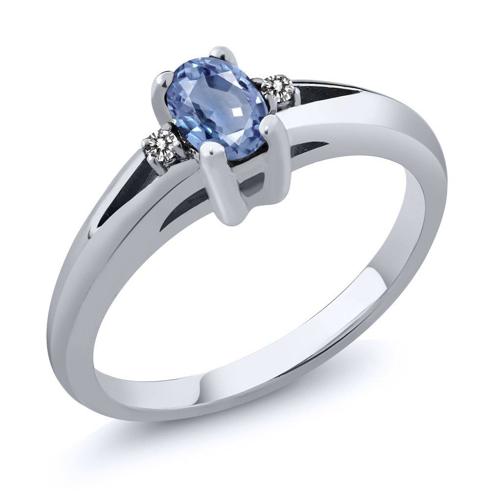 Dazzlingrock Collection Sterling Silver Round Citrine /& White Sapphire Ladies Halo Style Bridal Engagement Ring Size 7