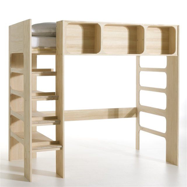 Lit mezzanine Duplex AMPM prix, avis \ notation, livraison En - peindre un meuble laque blanc Lit mezzanine Duplex AMPM prix, avis \ notation, livraison En - peindre un meuble laque blanc