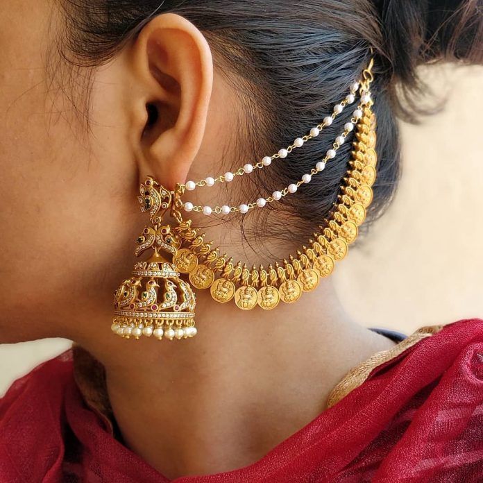 Shop The Prettiest Bridal Jhumkas Online Now! | Temple jewellery ...