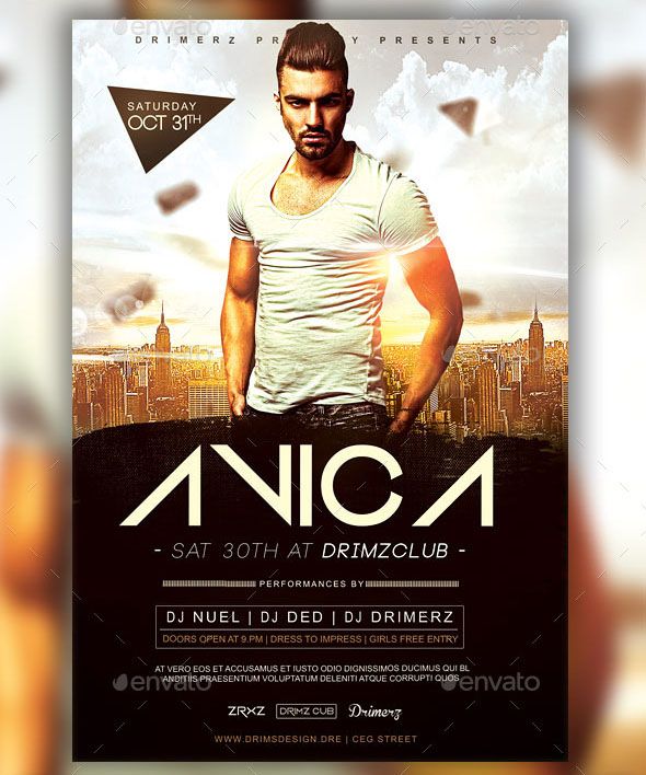 dj flyer template dj flyer is for big parties where lots of people flyers dj