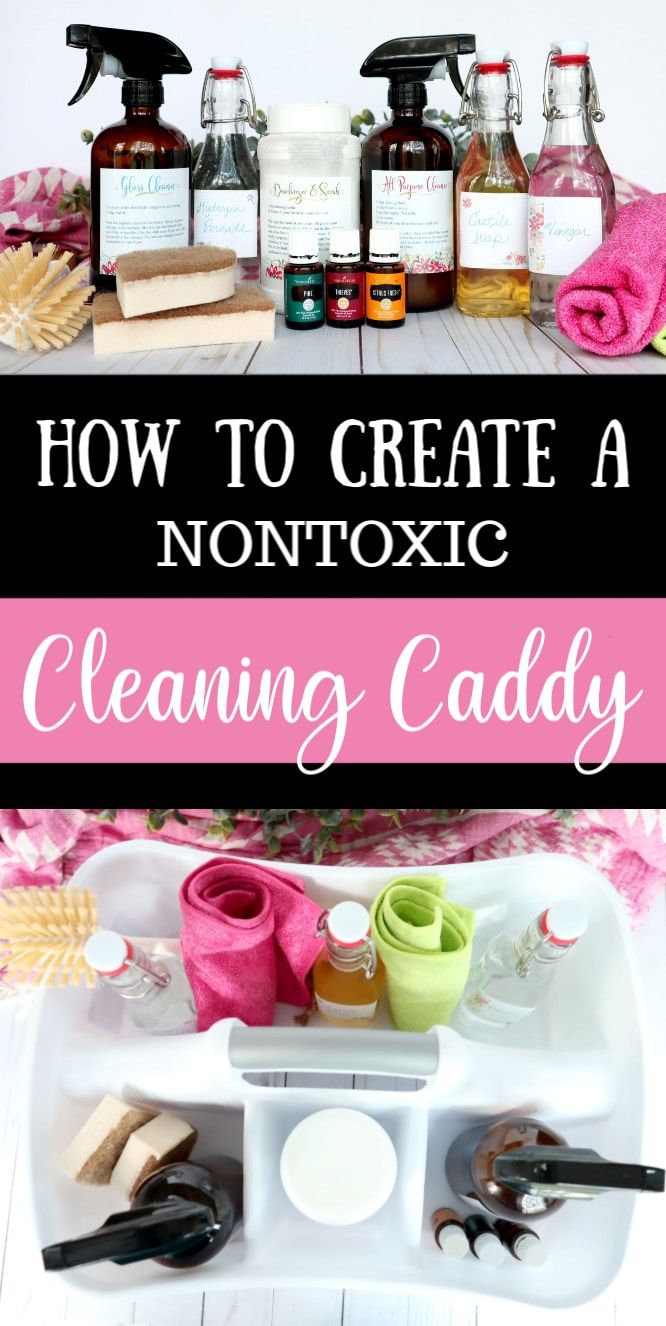 How to Create Your Own Nontoxic Cleaning Caddy