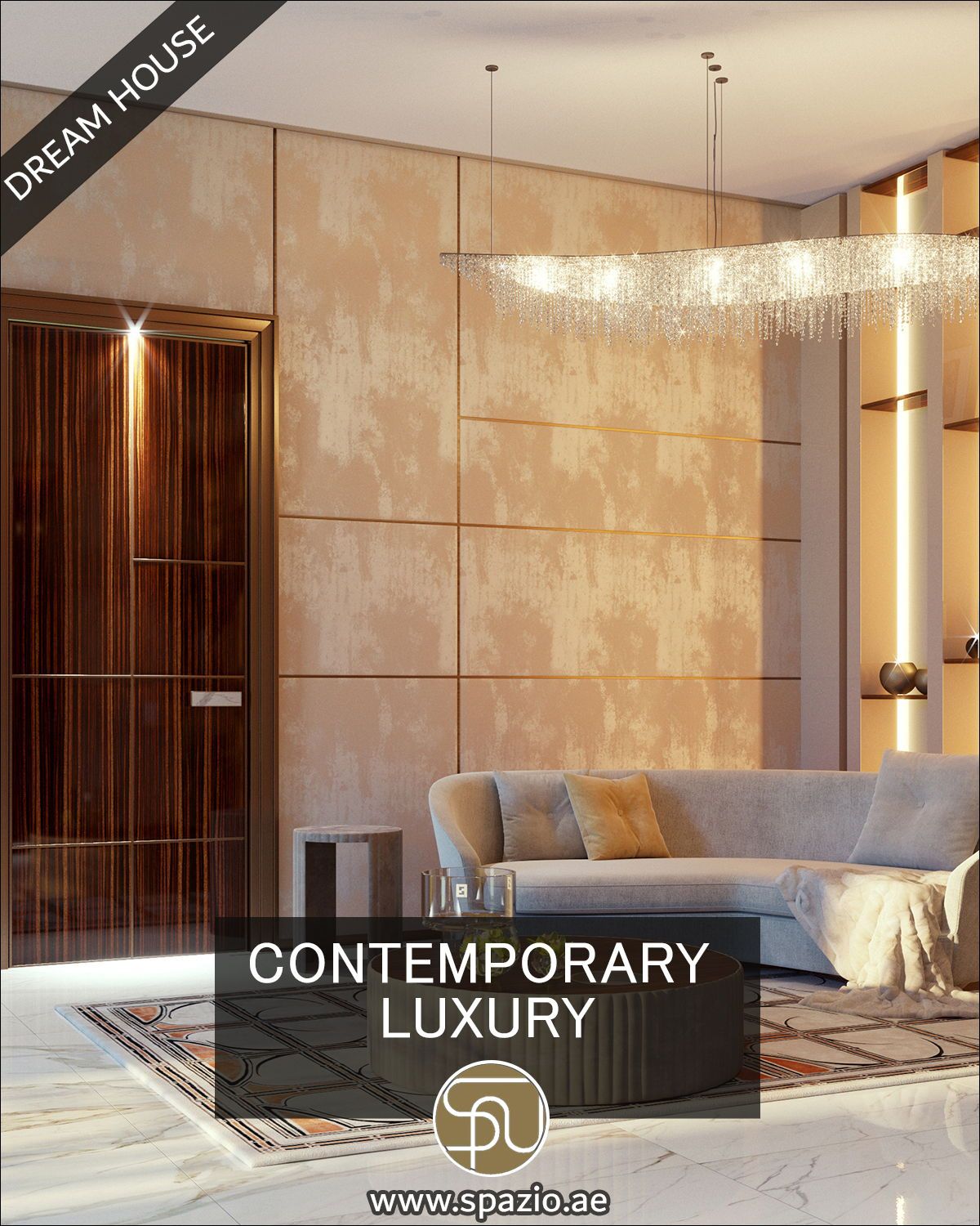 High End Big Family Living Room Interior Design Video From Spazio Interior Decoration Big Living Room Design Interior Design Videos Sitting Room Design