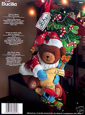 Bucilla Santa /& Teddy Stocking Kit