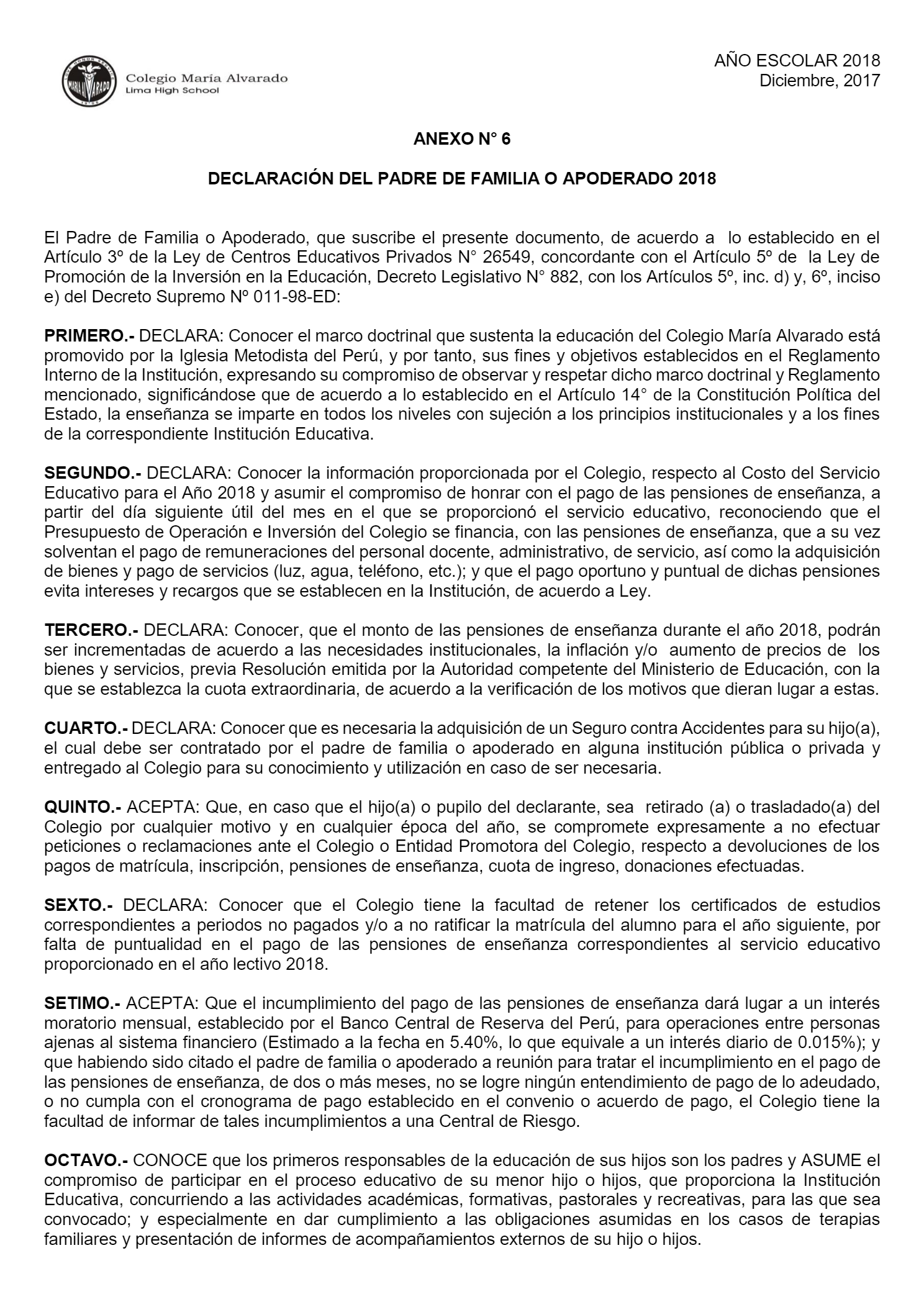 ley no 26549