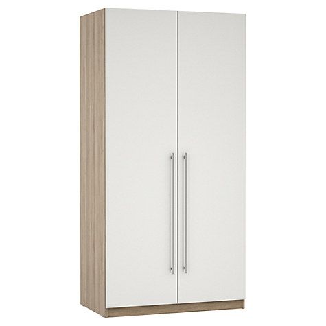 House By John Lewis Mix It Bedroom Range Gloss White Grey Ash At Johnlewis Com Double Wardrobe Luxury Dining Chair Double Wardrobe, White Gloss Bedroom Furniture Range