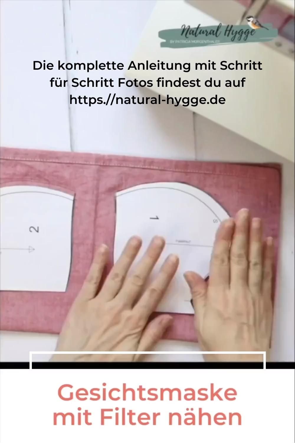 Video Gesichtsmaske mit Filter nähen Video Gesichtsmaske mit Filter nähen