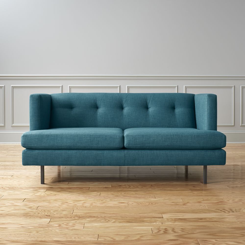 Avec Apartment Sofa With Gunmetal Legs Products Avec Apartment Sofa With Gunmetal Legs