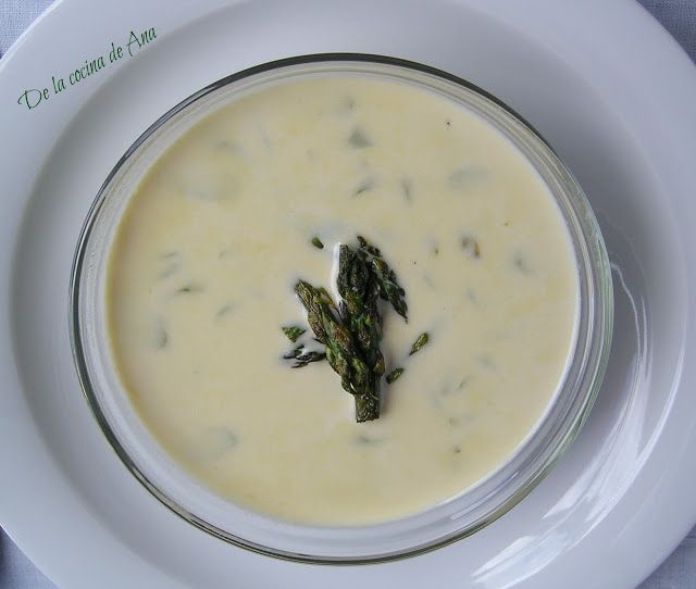 Crema De Espárragos Trigueros Thermomix Crema De Esparragos Comida Esparragos
