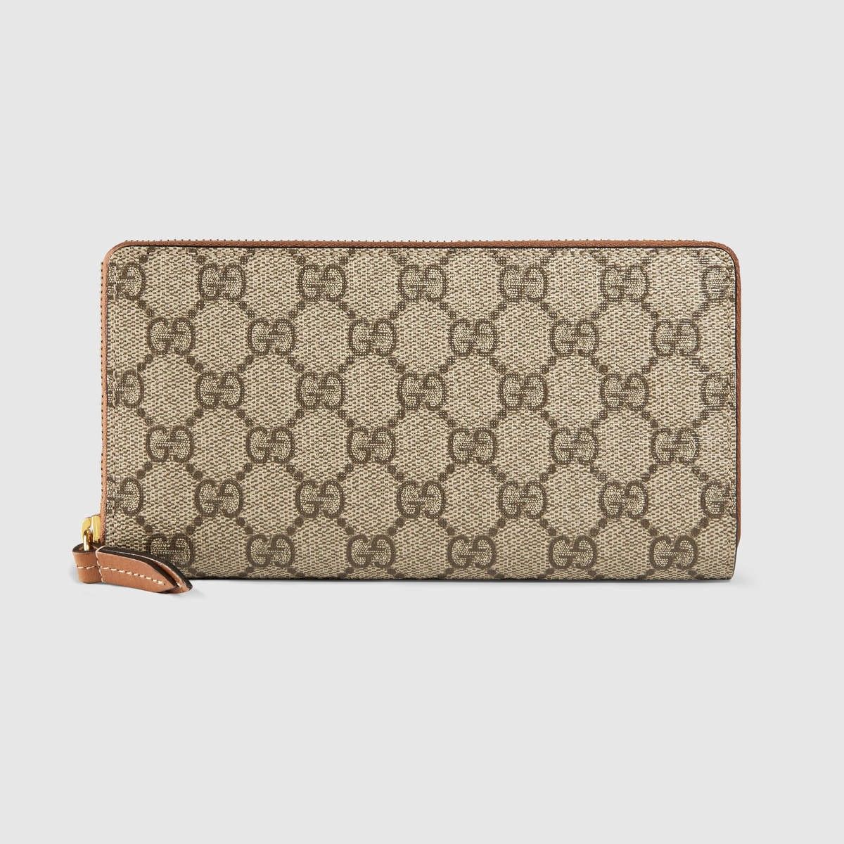 GUCCI Gg Supreme Zip Around Wallet , Gg Supreme. gucci all