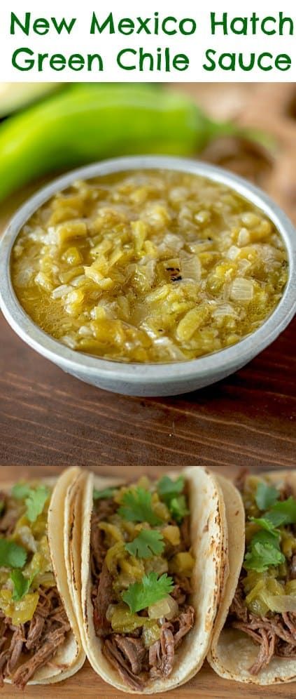 This New Mexico Hatch Green Chile Sauce Recipe is so easy to make and it's all because of these delicious chiles that a really flavorful sauce is produced. #hatchchiles #salsa #sauce New Mexico Green Chili Recipe, Green Chili Sauce Recipe, Hatch Green Chili Recipe, Hatch Chili Recipes, Green Chili Salsa, Green Chili Recipes, Green Chile Sauce, Hatch Chile Salsa, Green Chilies