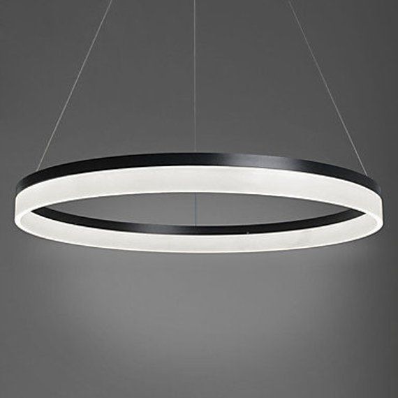 Acrylic D24inch 36w Circular Pendant Lights Medium Acrylic D24inch 36w Circular Pendant Lights Medium