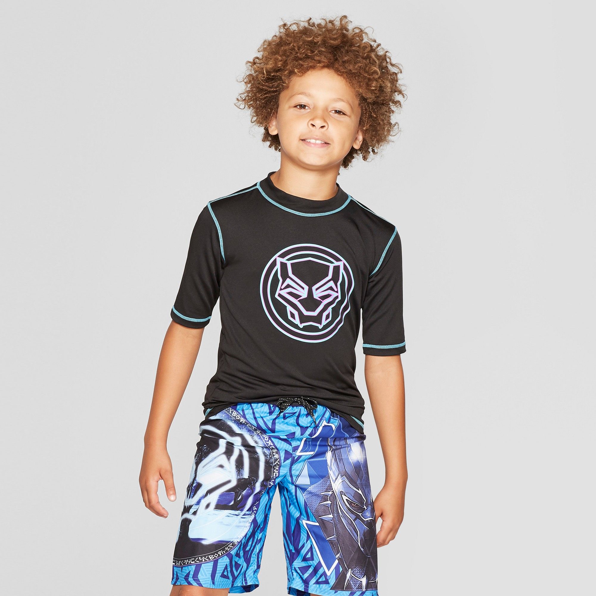 Marvel Black Panther Rash Guard for Boys