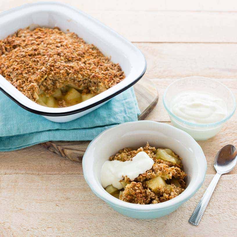 Homemade Apple Crumble Food, Apple crumble, Homemade apple