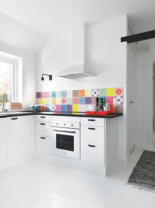 Stylish And Colorful Kitchen Backsplash Ideas Kitchen Colors