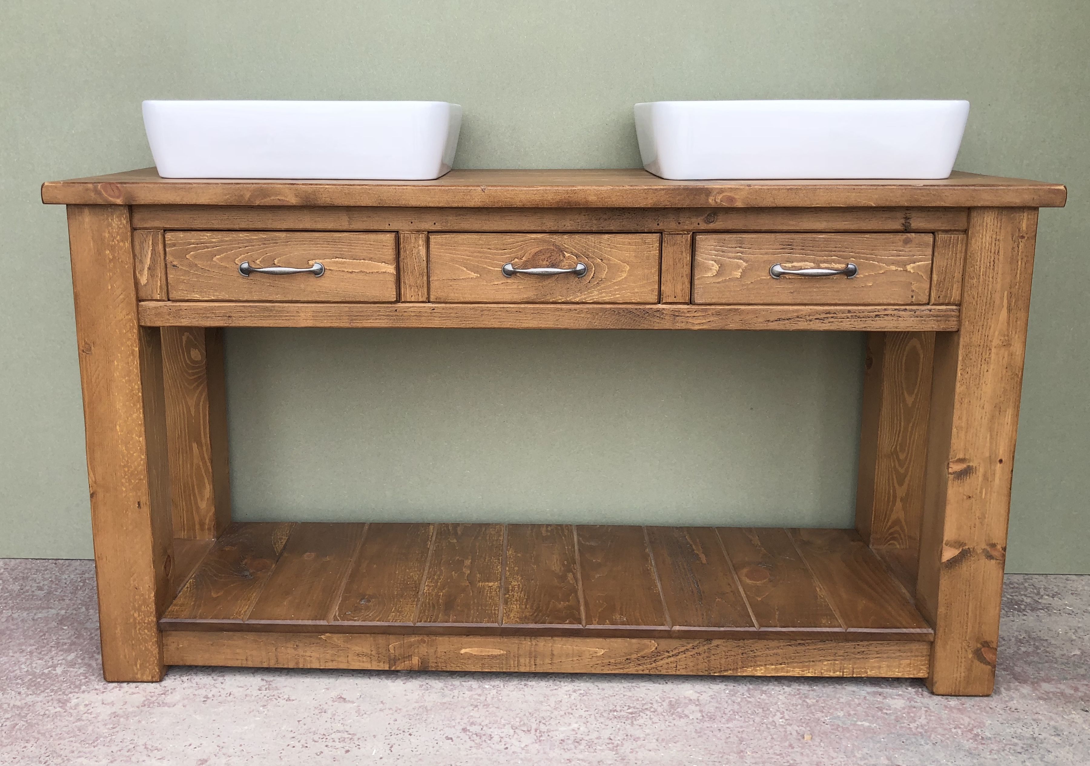 rustic bathroom sink stands