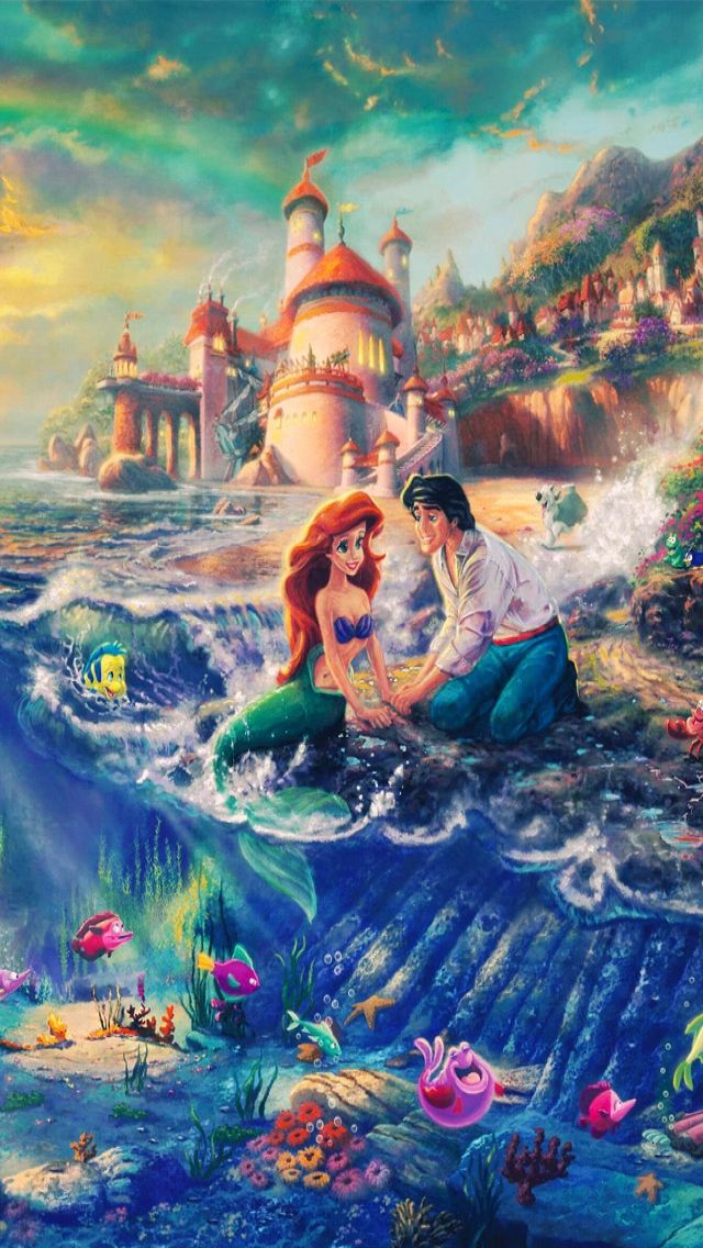 The Little Mermaid Iphone 5 Wallpaper Disney Pequena Sereia Thomas Kinkade Arte Da - Ariel The Little Mermaid Iphone Wallpaper The Little Mermaid Iphone 5 Wallpaper Disney Pequena Sereia Thomas Kinkade Arte Da - Ariel The Little Mermaid Iphone Wallpaper