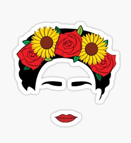 Download Pegatinas Frida Frida Kahlo Dibujo Frida Dibujo Frida Kahlo Caricatura