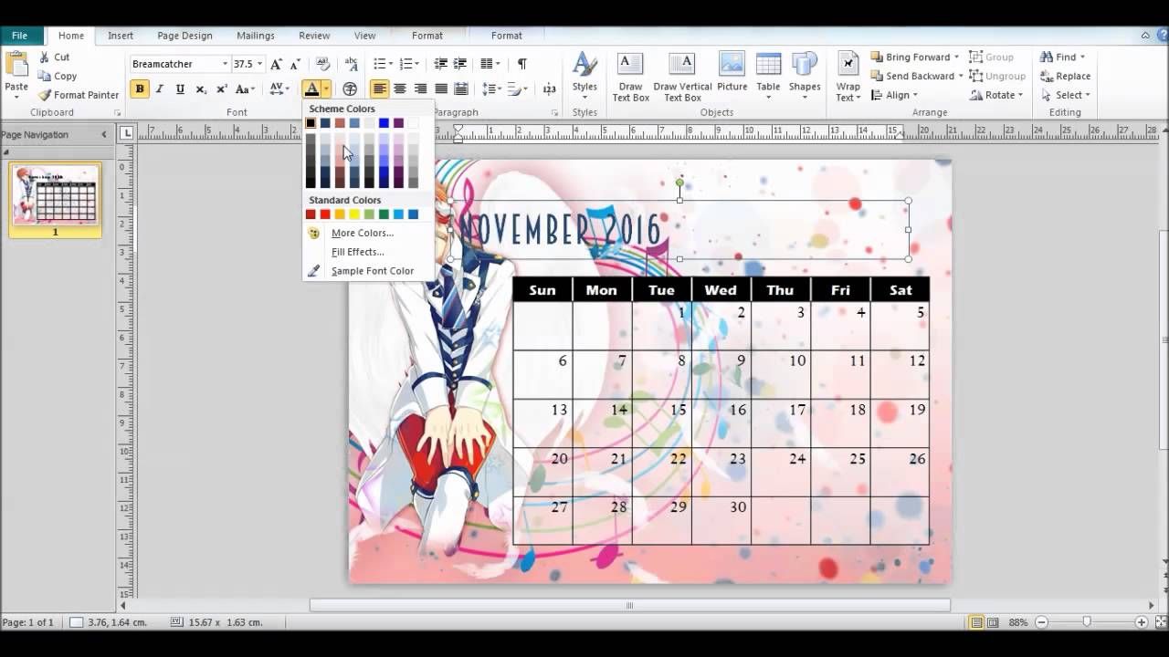 Calendario Personalizado Con Publisher 2010 Calendarios Personalizados Personalizar Calendario programa calendario personalizado