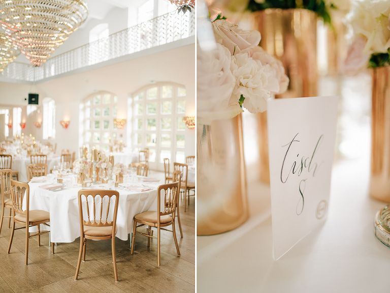 Classic+blush+&+golden+summer+wedding.+Schloss+Gartrop,+Germany