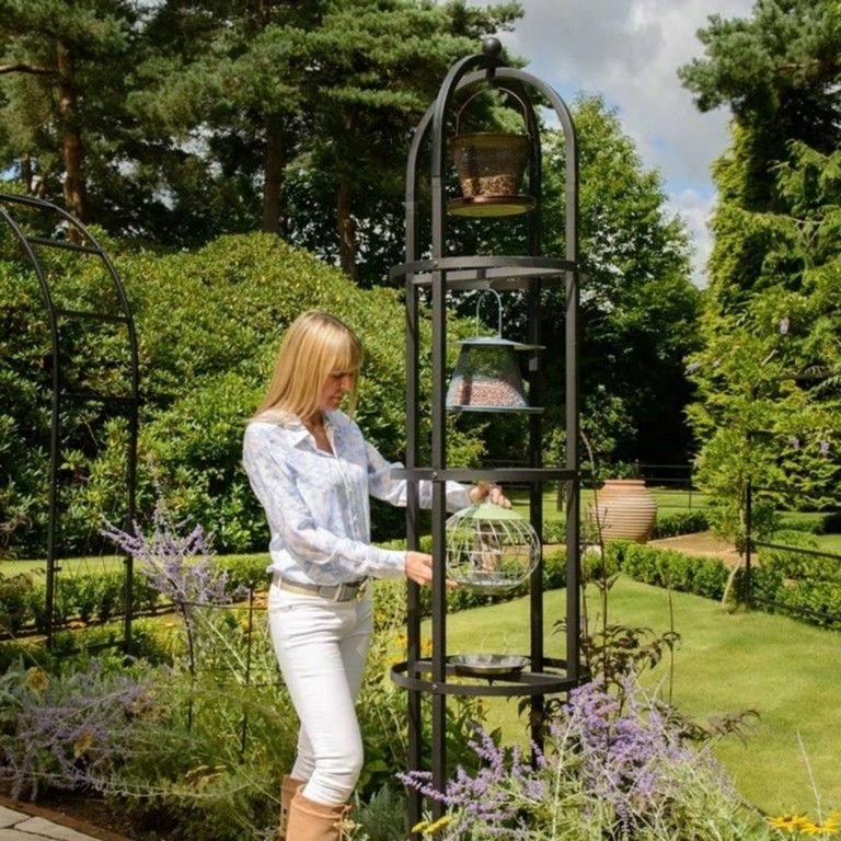 Pin By Liz Bennett On Birdfeeders Backyard Birds Sanctuary Bird Feeder Station Bird Feeding Station