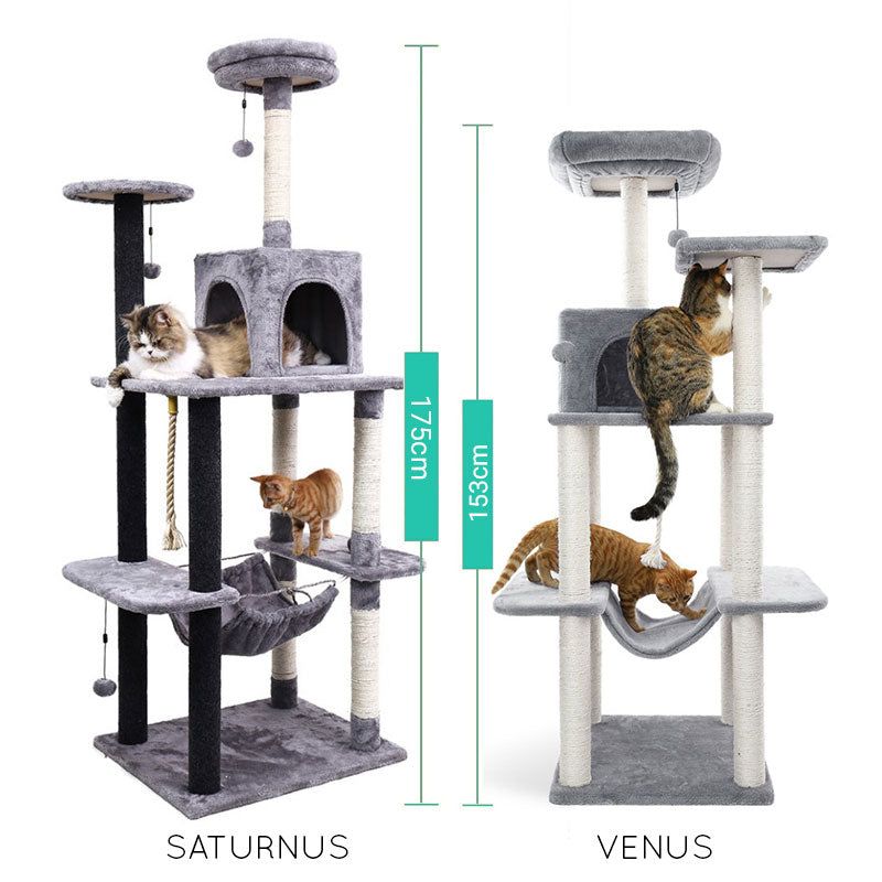 Geef je kat een eigen plek om z'n natuurlijke behoeftes uit te leven met deze luxe krabtoren! 😻De Pluizenleven Krabpaal Premium is de ultieme chillplek voor jouw lieve viervoeters! Laat ze heerlijk relaxen, klimmen, krabben en spelen in de hoge krabtoren verkrijgbaar in twee verschillende varianten: Saturnus (175cm) en Venus (153cm). ✅Met maar liefst 10 krabpalen waar de katten optimaal hun klauwen kunnen scherpen zodat ze zich niet gaan uitleven op je meubels. ✅De stevige krabboom beschikt ove Saturnus, Sisal, Shoe Rack, Venus, Relax, Home, Products, Shoe Racks, Ad Home