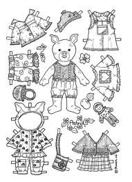 Download animals paper doll - Recherche Google | Paper dolls, Vintage paper dolls, Paper dolls printable