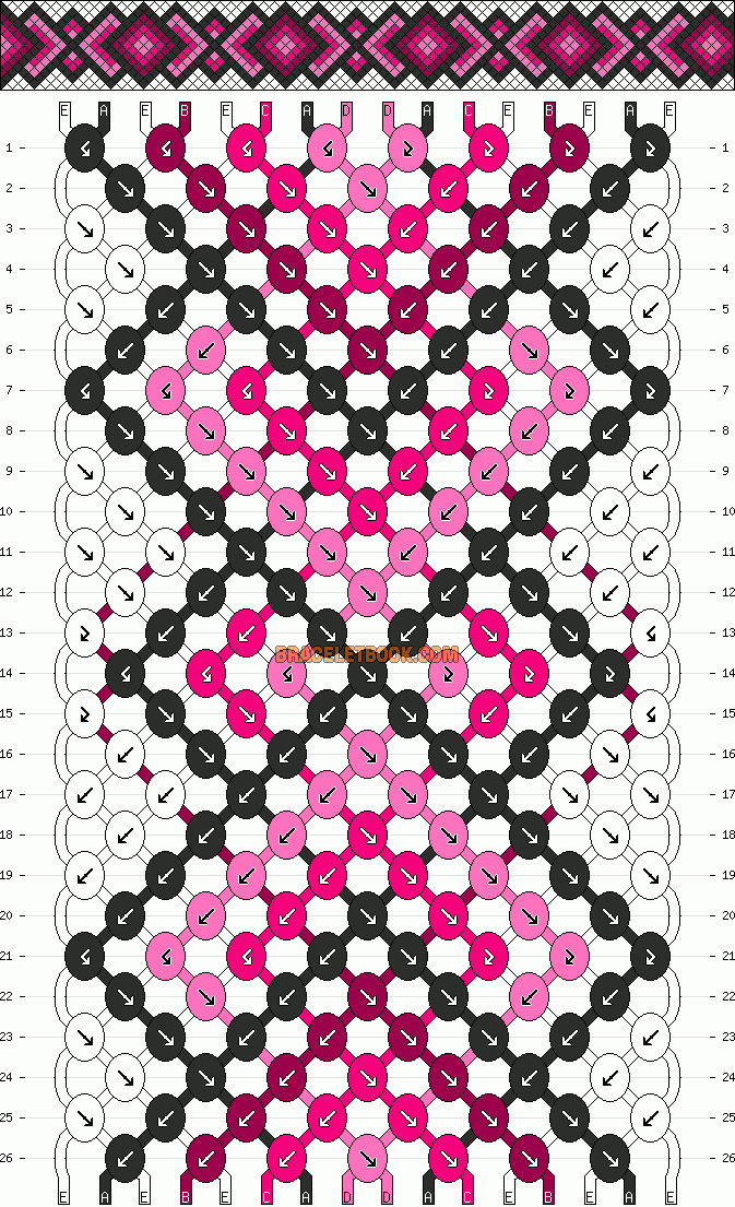 Normal Friendship Bracelet Pattern 11733 Normal Friendship Bracelet Pattern 11733