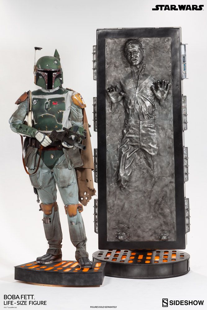 star wars boba fett life size figure by sideshow collectible star wars life size