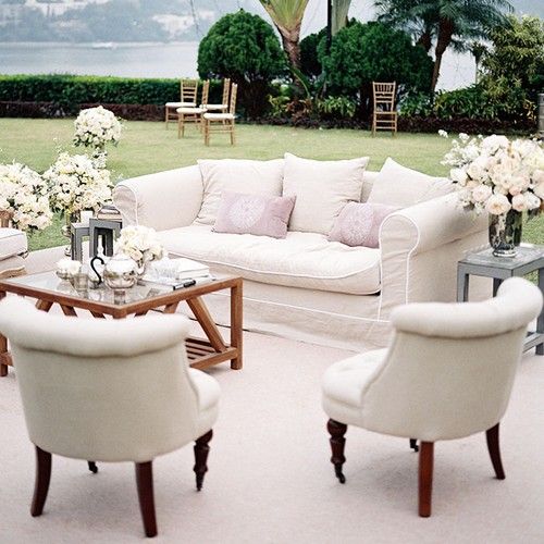 30 Fabulous Wedding Lounge Furniture Ideas For Reception Outdoor Lounge Area With White Couches And Chairs Http Www Deerpearlflowers