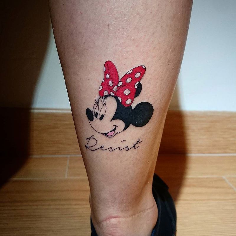 Resultado de imagem para minnie tattoo Minnie tattoo, Mickey and