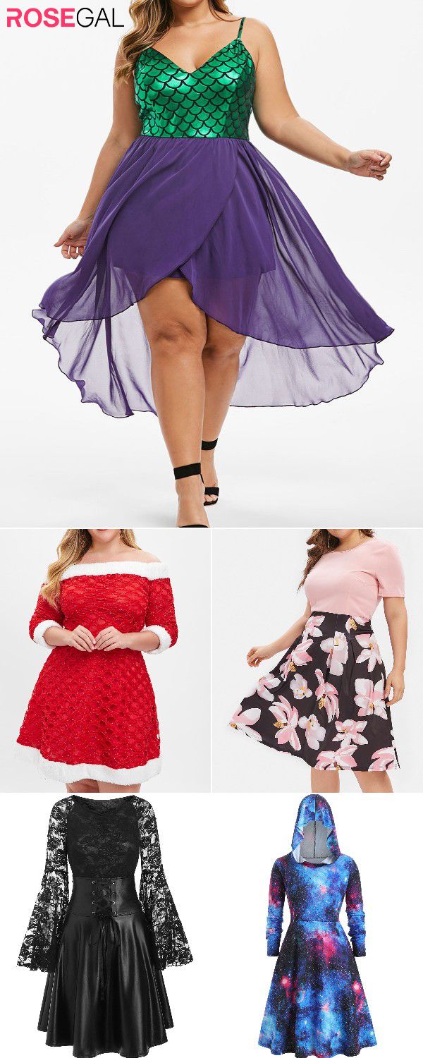 Plus size casual dresses ideas Christmas party dresses