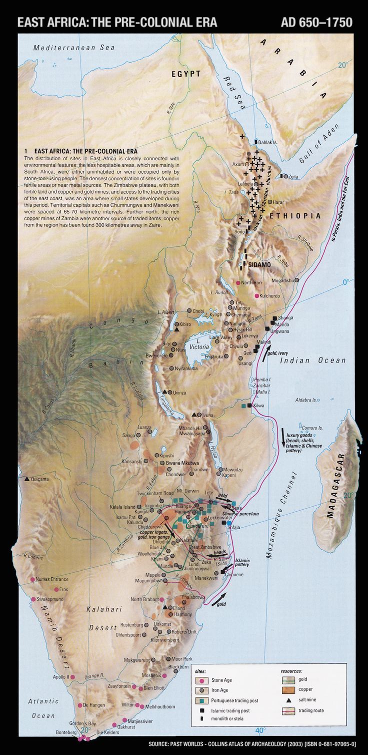 Who needs a navigator? Africa map, East africa, African map