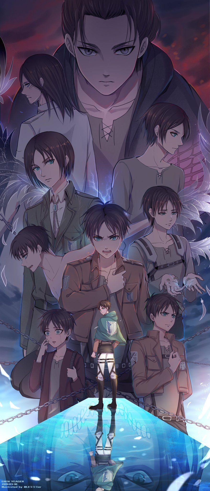 Anime Attack On Titan Text Metal Poster Print Team Awesome Displate In 2021 Attack On Titan Season Attack On Titan Anime Attack On Titan Art