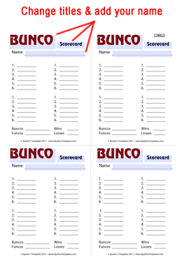 free printable bunco score cards http www apollostemplates com free printable bunco score sheets