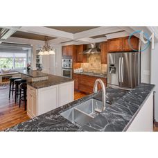 Marble Presents Oscuro Mist Satin Granite Kitchen Countertops Granite Kitchen Countertops
