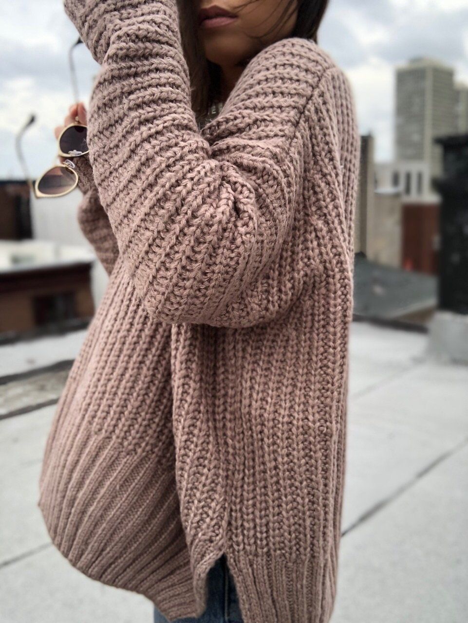Ziggy Mocha Oversized Slouchy Sweater in 2020 | Slouchy Ziggy Mocha Oversized Slouchy Sweater in 2020 | Slouchy
