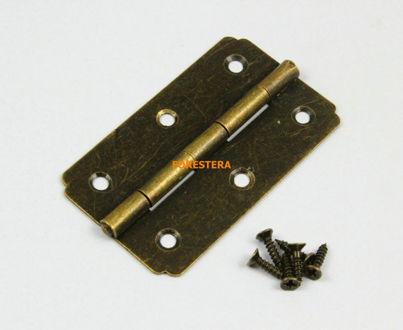 50pcs 22 46mm Antique Hinge Wooden Box Hardware Accessories Metal Hinge Special Jewelry Box Wholesale Even Jewelry Boxes Wholesale Antique Hinges Wooden Boxes