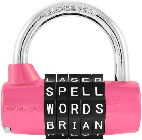 i wish i couldve found a lock like this in school my friends would letter locks