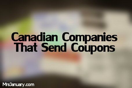 canadian mail coupon sites