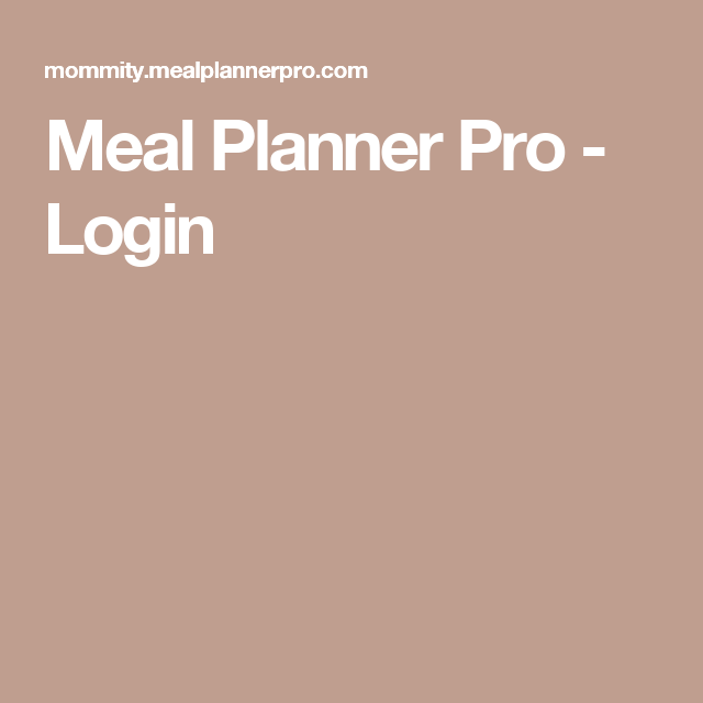 meal planner pro login favorite recipes pinterest favorite