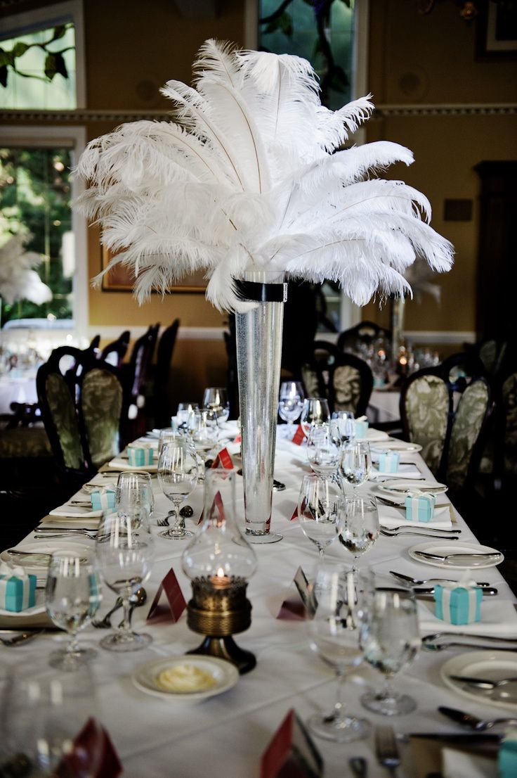 great gatsby themed parties | Great Gatsby Table Setting Themed ... great gatsby themed parties | Great Gatsby Table Setting Themed ...