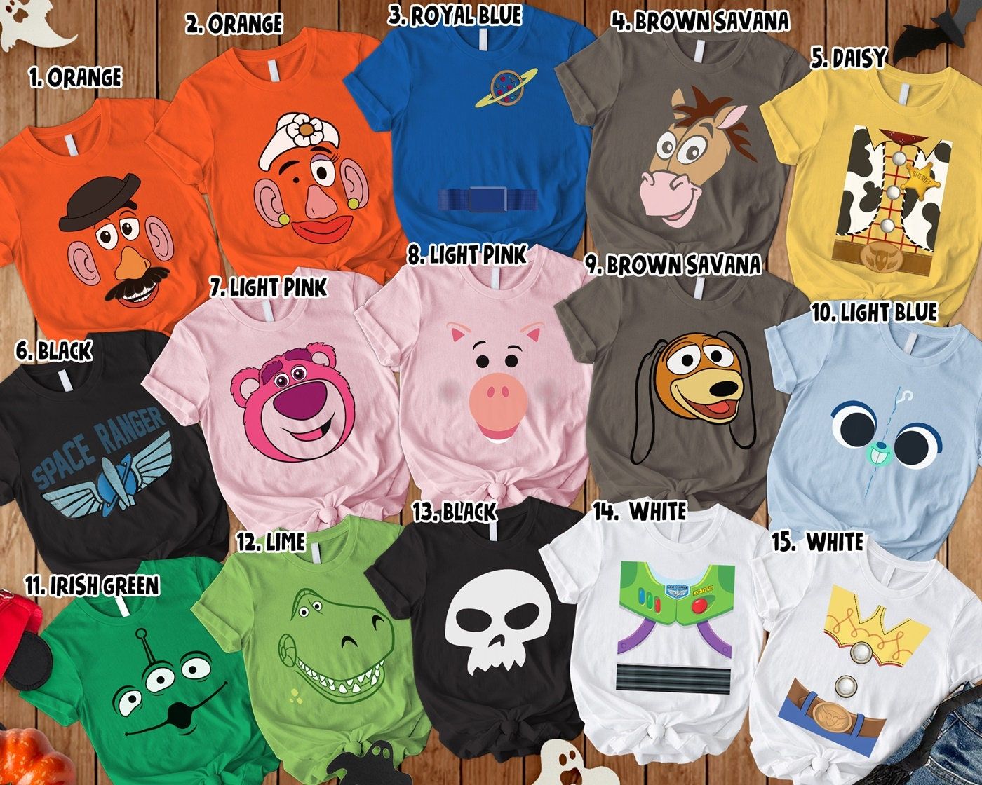 Toy Story Costume Halloween Group Shirt Woody Buzz Lightyear Jessie plus-size-fashion-and-footwear-now-go-and-rock-those-curves-loose