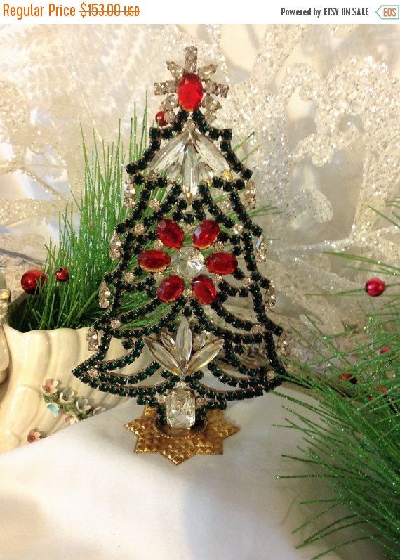 on sale husar vintage czech crystal and rhinestone christmas tree christmas tree stand sale