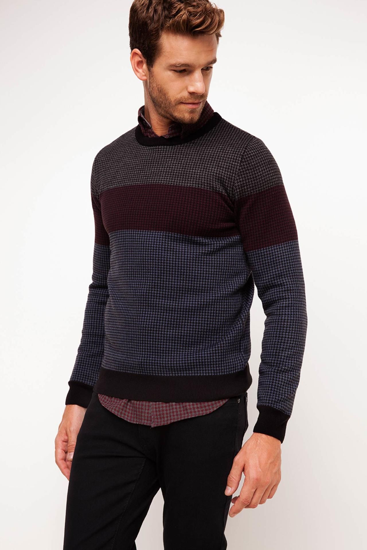 Defacto Marka Trend Kazak Dar Kesim Kalibi Ve Sade Gorunumu Ile Hem Sikligi Yakalayacaginiz Hem De Tarz Bir Gorunum Elde Edeceg Men Sweater Sweaters Fashion