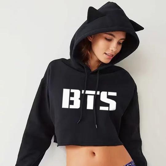 Bocaoying BTS Bangtan Boys K-Pop Unisex Long Sleeve Hoodies Sweatshirts Tops Pullovers Hip-hop Blouse